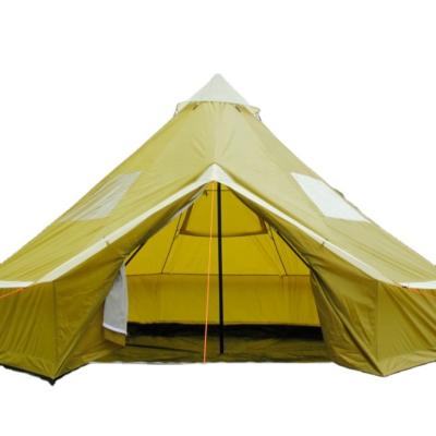 China Extended Type Oxford Teepee Desert Teepee Pyramid Yurt Bell Tent Sale With Mosquito Net Door For Relaxing for sale