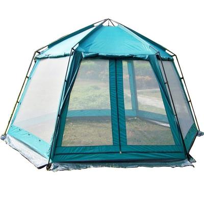 China High quality portable mobile PE gazebo hexagonal gazebo for outdoor for sale