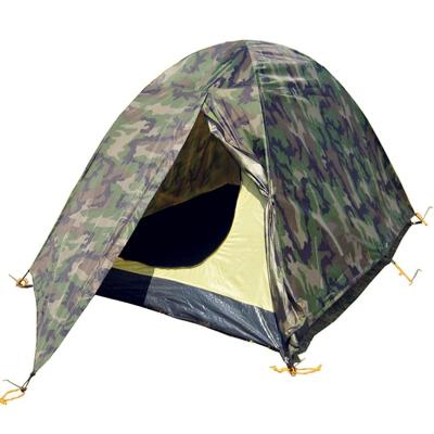 China Extended Type Man Surplus Waterproof Double Layers 1-2 Shelter Tent Military Shelter Tent With Camouflage Pattern for sale