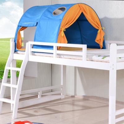 China Soft Toy Kids Bed Bunk Tent Cotton Canvas Colorful Kids Peg Tunnel Tent Canopy For Kids Bunk Bed for sale