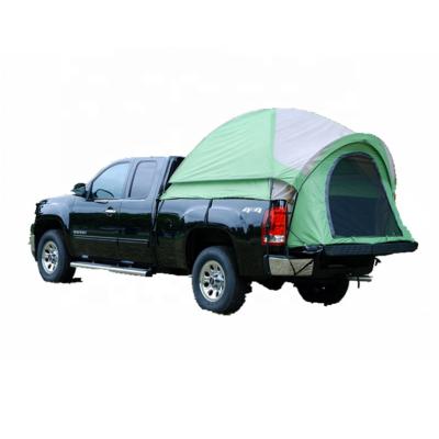 China Extended Type Shelter Portable Car Roof Top Tent For Truck Camping Pickup Tent For Truck With 6-6.2ft Short Compact Box for sale