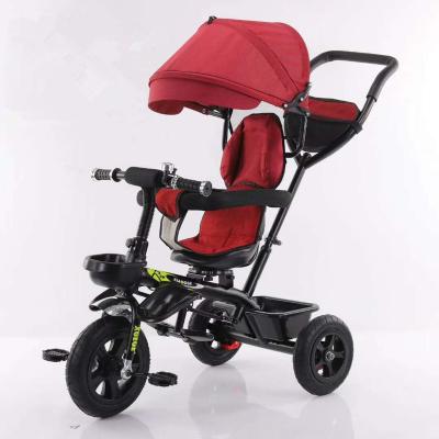 China Factory Wholesale Safety Baby Tricycle Child Land Tricycle Stroller Three Wheel Baby for sale