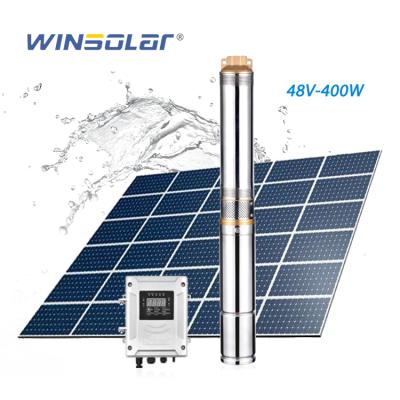 China WINSOLAR Larens 48v irrigation and agriculture portable inverter solar deep well pump for agriculture for sale