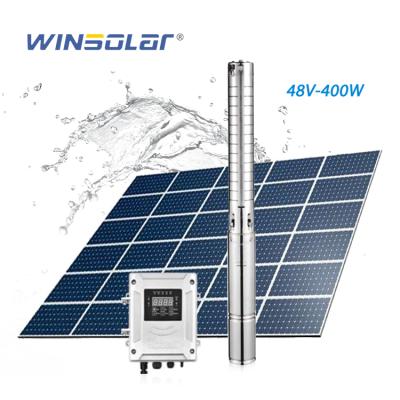 China Family Homes Irrigation 48v 400w Solar Water Pumps Deep Well Solar DC Pump In Pakistan for sale