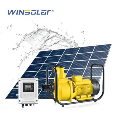 China Agriculture Irrigation WINSOLAR DC High Pressure Pump Solar Outdoor Pump Irrigation Kit for sale