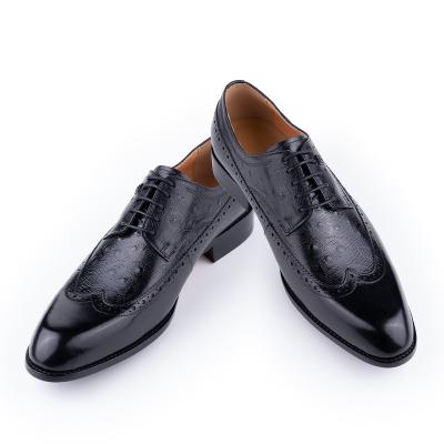 China New High Quality Leather Business Derby Anti-slippery Casual Shoes For Men Formal Leather Stylish Shoes for sale