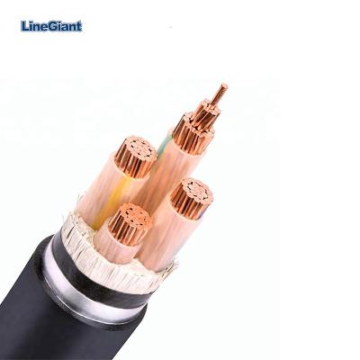 China Construction YJV Underground PVC Or XLPE Insulated 4 Core Armored Cable Copper Cable 120mm Power Cable for sale