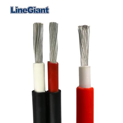 China Solar Cable 4mm 6mm 10mm Power Cable Solar Wire Copper Cable Red And Red Black Color for sale