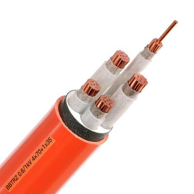 China Mahcine XLPE LSOH MI Fire Resistant Mineral Insulated Mineral Insulated Inorganic Flexible Underground Copper Power Cable for sale