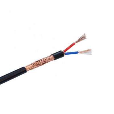 China Mahcine/euipment/construction hot sale RVVP 2 core 0.5/0.75/1/1.5/2.5/4/6 mm2 shielded electrical flexible cable wire for sale