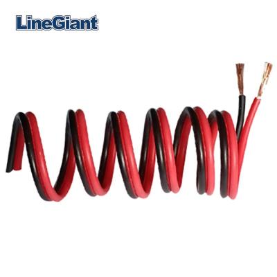 China Industrial Flat Speaker Wire 12 14 16 18 A.W.G Home Theater End Speaker Cable Black Red Loud Wire Hello for sale