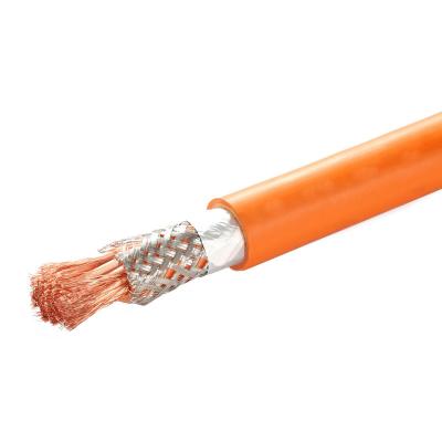 China EV Car Silicone Insulation Cable Flexible High Voltage Electric Vehicle Shielded Power Cable 35mm 50mm 70mm New Energy for sale