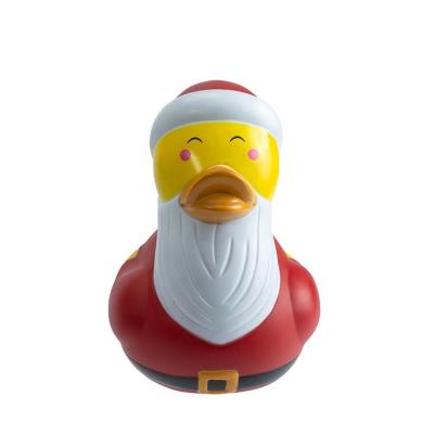 China High Quality Bath Toy Yellow Rubber Duck Santa Rubber Duck Vinyl Christmas Animal Hot Selling Eco-friendly Material Bath Toy Soft for sale