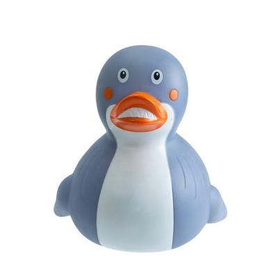 China High Quality Hot Sale Snowman Bath Toy Soft Rubber Duck Vinyl Animal Bath Toy Yellow Rubber Duck Christmas Eco-friendly Material for sale