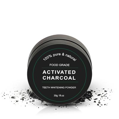 China Bamboo Activated Charcoal /Coconut Teeth Whitening Powder Bamboo Activated Charcoal Mint 30g Black Teeth Whitening Powder Private Logo for sale