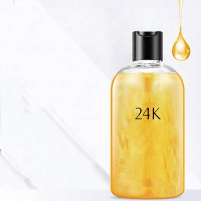 China 24k Gold Antibacterial Body Wash 300ml Moisturizing Perfume Body Wash Glitter Shower Gel Bath Gel for sale