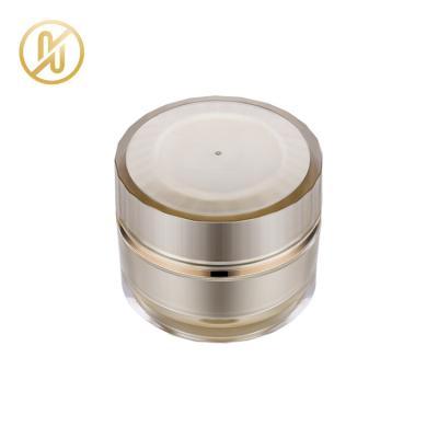 China Wall Packaging Luxury Cosmetic Luxury Cosmetic PMMA Wall Acrylic Empty Thick Jar With Lid 5g 10g for sale