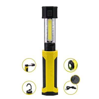 China Car Maintenance Inspection Durapower Multifunctional Portable Inspection Handheld Flashlight Pull Out Chargeable Led Magnetic COB Work Lamp Inspection Light for sale