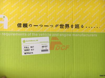 Cina Guarnizione ME996274 di revisione del motore dell'escavatore 6D15T per le parti diesel di Enine in vendita