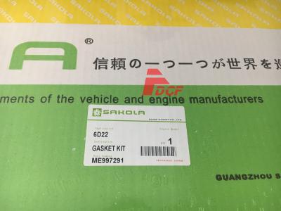 Cina guarnizione ME997291 stabilito di revisione 6D22 per il corredo diesel della guarnizione delle componenti del motore dell'escavatore in vendita