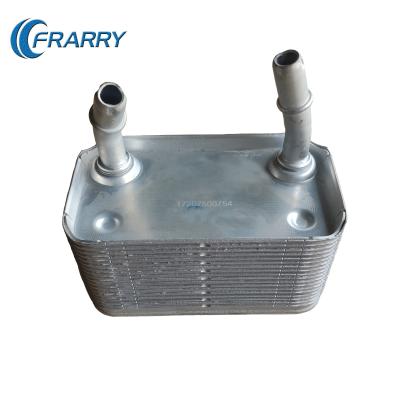 China Aluminum Oil Cooler 17207500754 17101439112 For M62 M54 X5 E53 3.0 2001-2006 - Frarry for sale