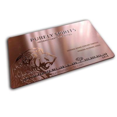 China Metal Metal card business card for sale