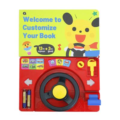 China Paper+Sound Module Kids First Education Custom Talking Books Kids Learning Toy Toddler Baby Sound Book With Interactive Buttons for sale