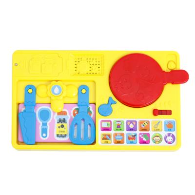 China Toy Customized Pretend Toys Educational Simulation Cooking Electronics Toy Sound Module Early Educational Gaming Push Buttons Learning Toys for sale