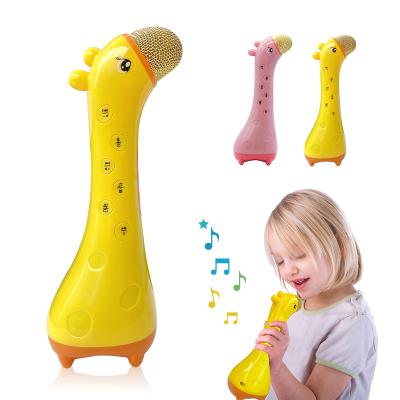 China Mini Size High Quality Wireless Sound Effect Kids Toy Microphone For Sale Children Electronic Microphone Karaoke for sale