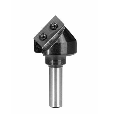 China 90 Deg 120 Deg V Groove Carbide Insert Router Bit Sub Micro Grain Carbide Grade for sale