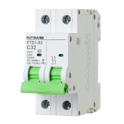 China Factory Price PA66 / Copper Mini MCB 20A 16A 10A 32A 25A 40A 63A Electric Circuit Breaker 1p 2P 3P 4P AC MCB Miniature Circuit Breaker for sale