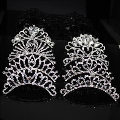 China Wedding Party Tiara For Kids Accessories Jewelry For Crown Princess Tiaras Hair Accessories Rhinestone Hot Sales Children's Hair Accessories for sale