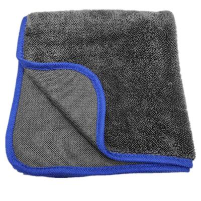 China QUICK DRY Microfiber Automotive Care Twisted Loop Wash Microfiber Friend Drying Cleaning Towel Fiber Twist Pile Free Auto Detailing Micro Cloths for sale