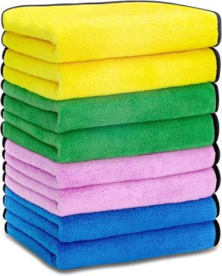 China Customizable Super Absorbable Microfiber Car Cleaning Cloth Sulfar QUICK DRY Cloth Car Drying Magic Microfibra Towel Cleaning Cloth for sale