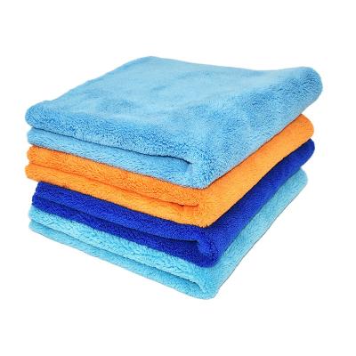 China Edgeless Car Microfiber QUICK DRY Towel - Ultra Thick Edgeless Microfiber Car Cleaning Cloth Automotive Waxing Drying Polishing Detailing Towels for sale