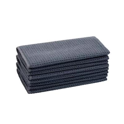 China High QUICK DRY Soft Absorbent Microfiber Waffle Weave Towel For Car Wash Drying Bathroom Kitchen Detailing for sale