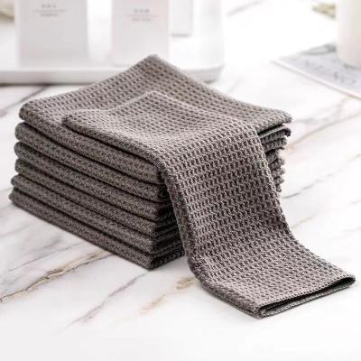 China QUICK DRY Waffle Weave Custom Car Drying Cloth Window Cleaning Scratch Free Microfiber Wash Detailing Towel for sale