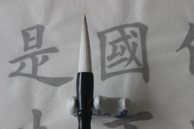 China Lacquer Shaft Material Chinese Paint Brushes  For Calligraphy Custom Designs for sale