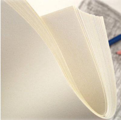 China Milk White Thick Sketch Drawing Paper For Charcoal Drawing 160gsm for sale