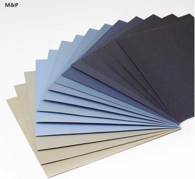 China Sticky Adhesive Backed Sandpaper , Aluminium Oxide Hook And Loop Sandpaper 26 * 38cm for sale