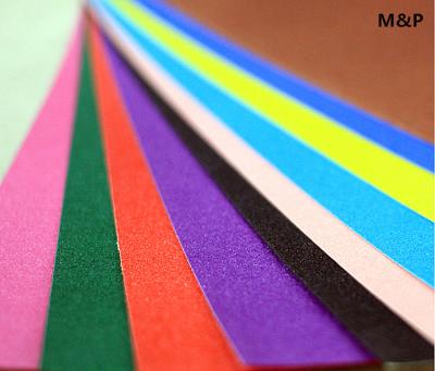 China School Commonly Used Colored Sand Paper Diy Handmade Craft Sandpaper for sale