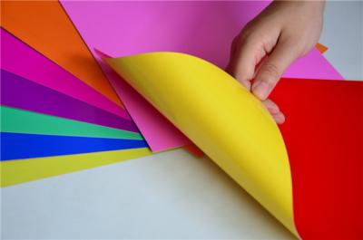 China Lightweight Glossy Copy Paper 11 Color , Glossy Cardstock Paper For Fashion Design for sale