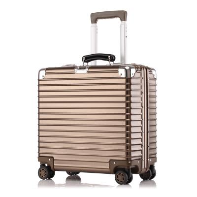 China Hot Lightweight Business Trolley Case Universal Wheel Aluminum Magnesium Alloy Luggage Sets Travel Luggage for sale