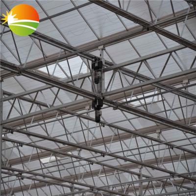 China Stable Structure UV Polycarbonate PC Sheet Hot-galvanizing Pipe Multi-span Greenhouse for sale