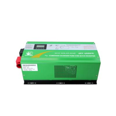 China Convert DC to AC 24V 3000W High Efficiency Inverter Pure Sine Wave Accurate LCD Display Solar Inverter for sale