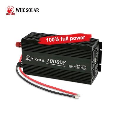 China 1000 Watt WHC Cell Phones SOLAR Inverter Solar Power Inverter Charging System Intelligent Hybrid Pure Sine Wave Inverter for sale