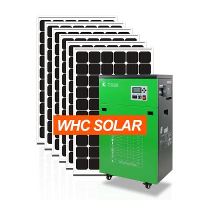 China WHC 4800 48V 4000W Home SOLAR Camping Inverters 330W Solar Panels Solar Power Systems for sale