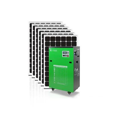 China WHC 1200 SOLAR Cheap Cost 1000W Solar Home Generator Pure Sine Wave Inverter Solar Power Bank Portable Generator for sale