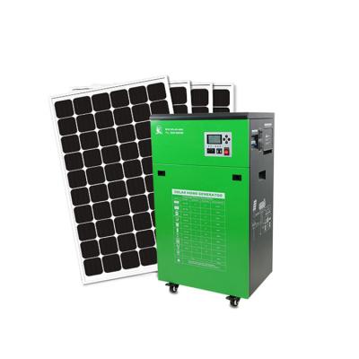 China Electricity Industry Appliances Household Charging System Pure Sine Wave Solar Generator Generating Power Station Home Electric Power for sale