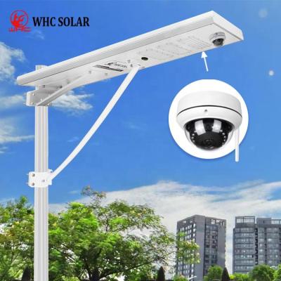 China ROAD Climb 60W Solar Street Light With 18V 80W Solar Panel All In One Solar Street Light Cctv Camera Led Solar Street Lights for sale